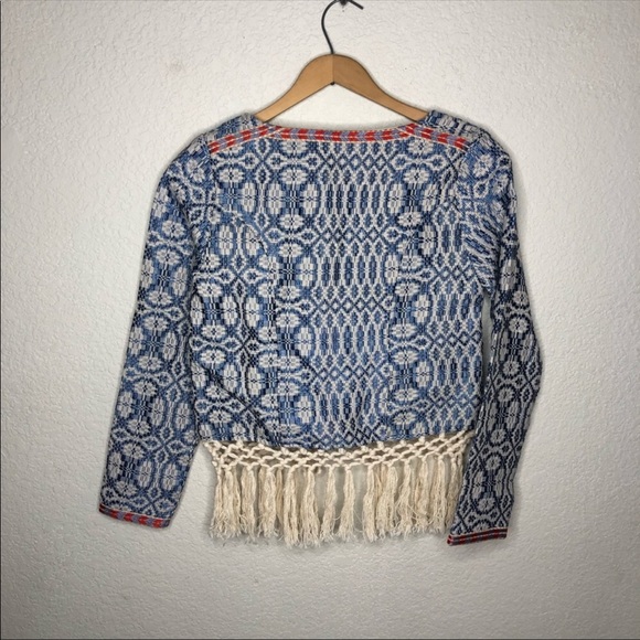 Revolve Tularosa Fringe Tassel Open Front Jacket - Picture 7 of 8